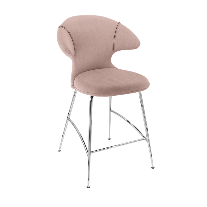 UMAGE Time Flies Counter Stool, Chrome Legs