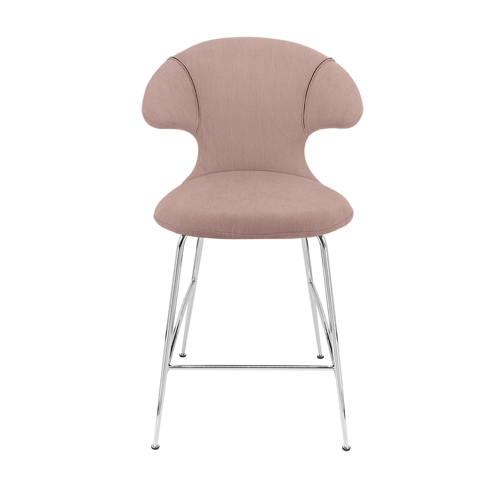 UMAGE Time Flies Counter Stool, Chrome Legs