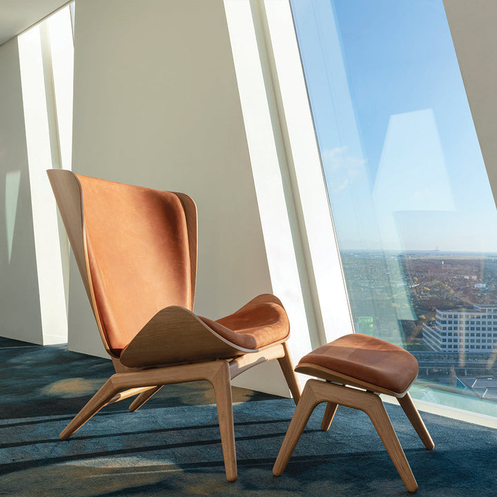 UMAGE The Reader Wing Chair, Oak