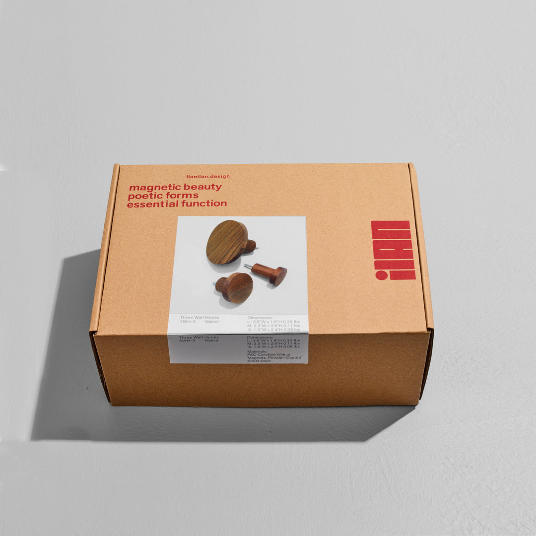 The Wall Hooks - Walnut