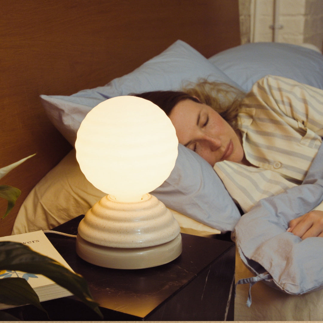 Wake Sleep Light in Pebble White