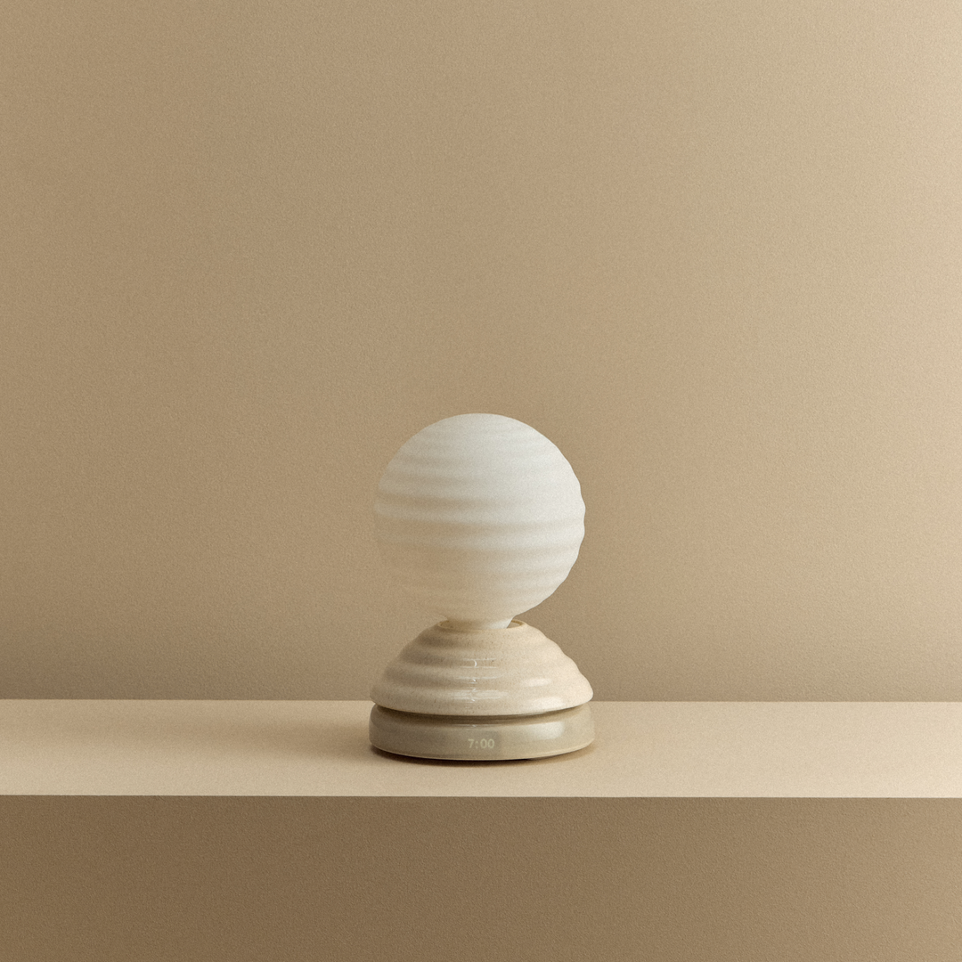 Wake Sleep Light in Pebble White