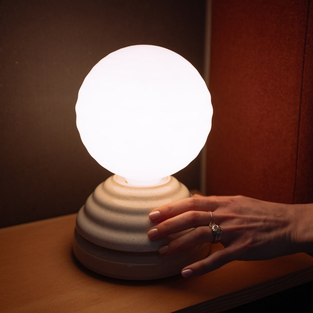 Wake Sleep Light in Pebble White - Set of 2