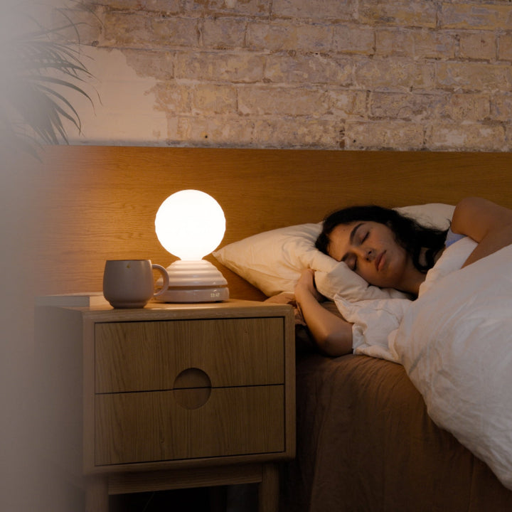 Wake Sleep Light in Pebble White - Set of 2