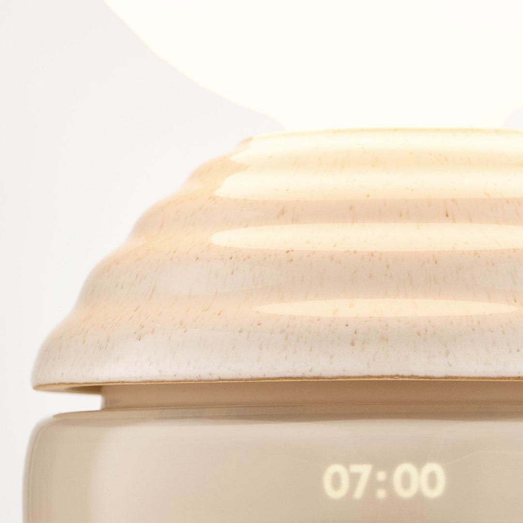 Wake Sleep Light in Pebble White - Set of 2