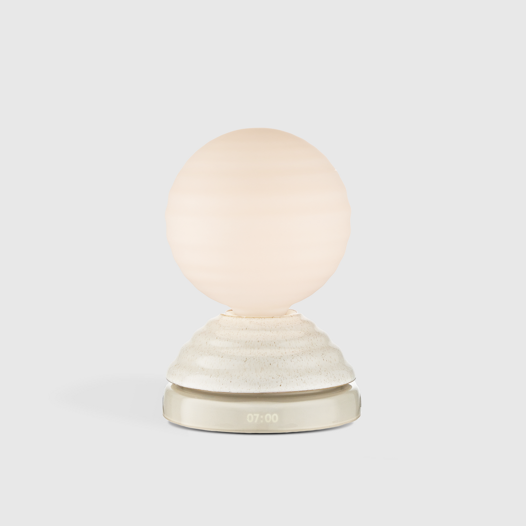 Wake Sleep Light in Pebble White