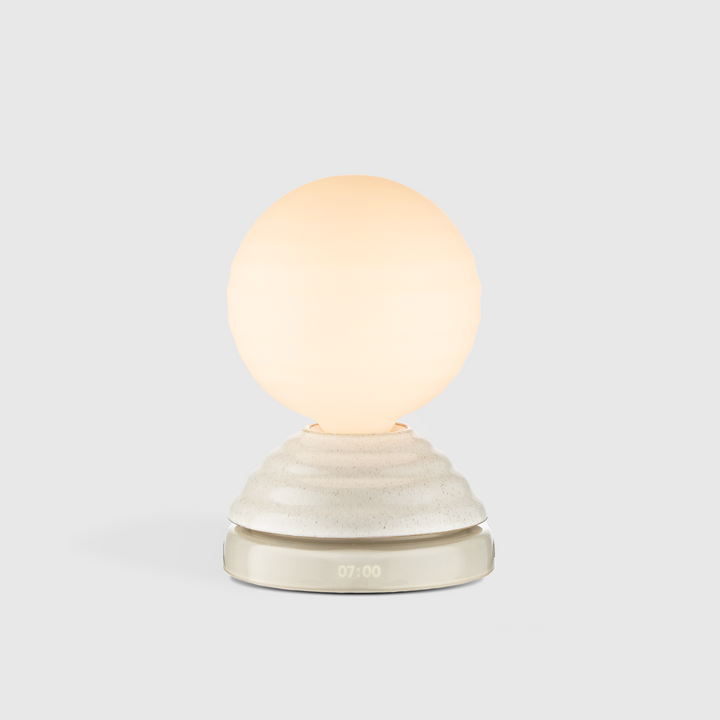 Wake Sleep Light in Pebble White - Set of 2