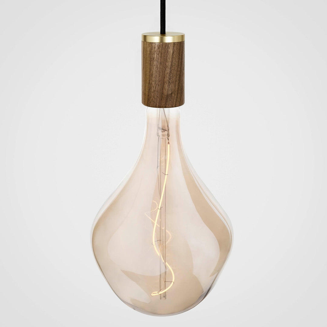 Nine Pendant in Walnut + Voronoi II