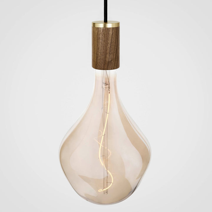 Nine Pendant in Walnut + Voronoi II