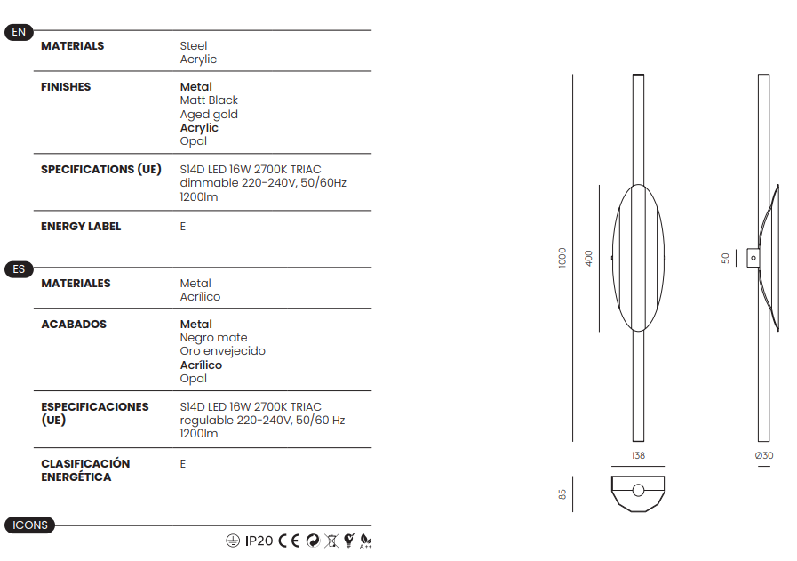 Xago Wall Lamp