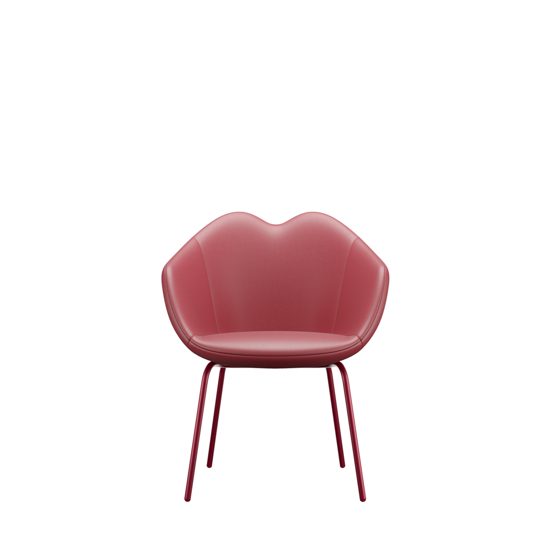 Xoxo Chair Leather Four Legs