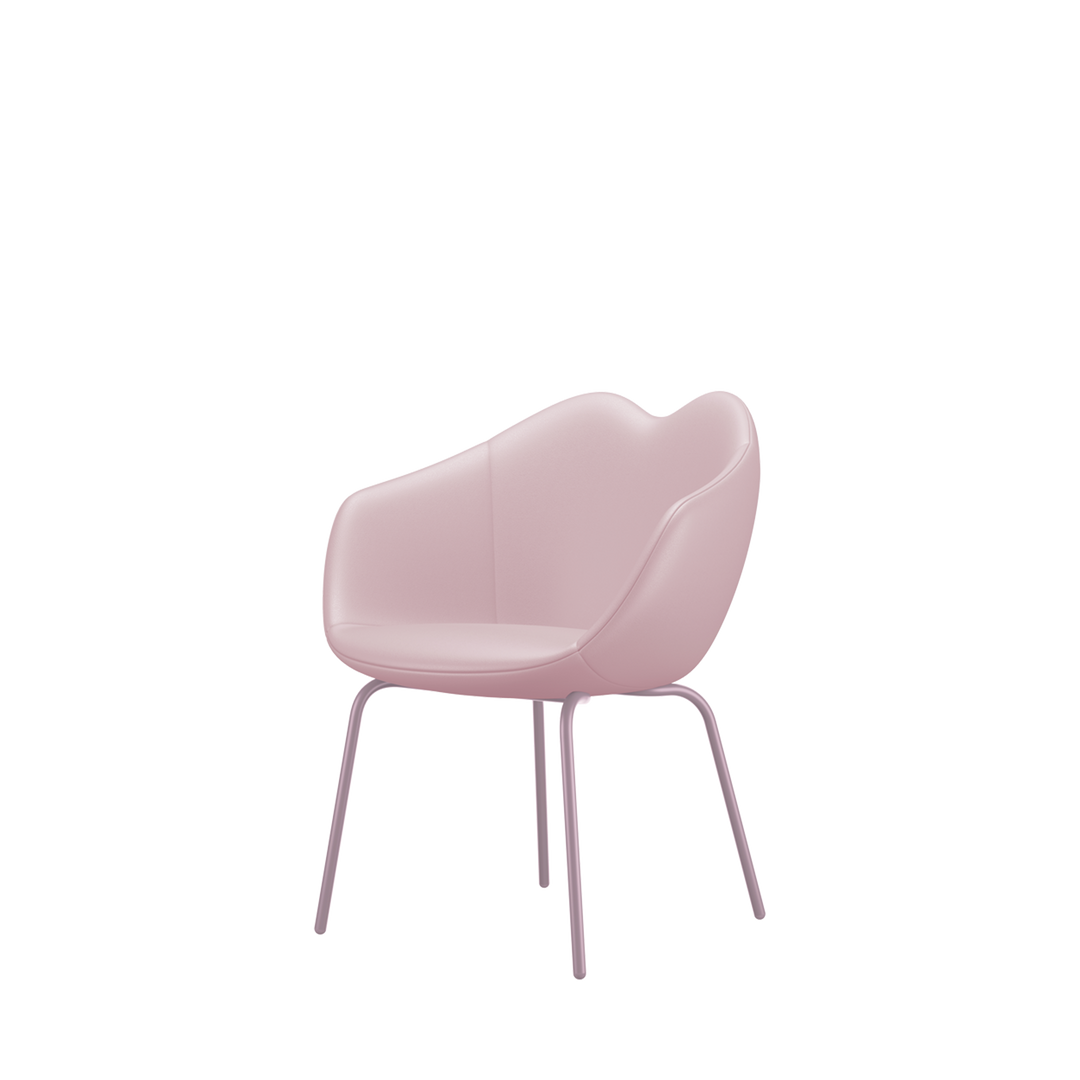 Xoxo Chair Leather Four Legs