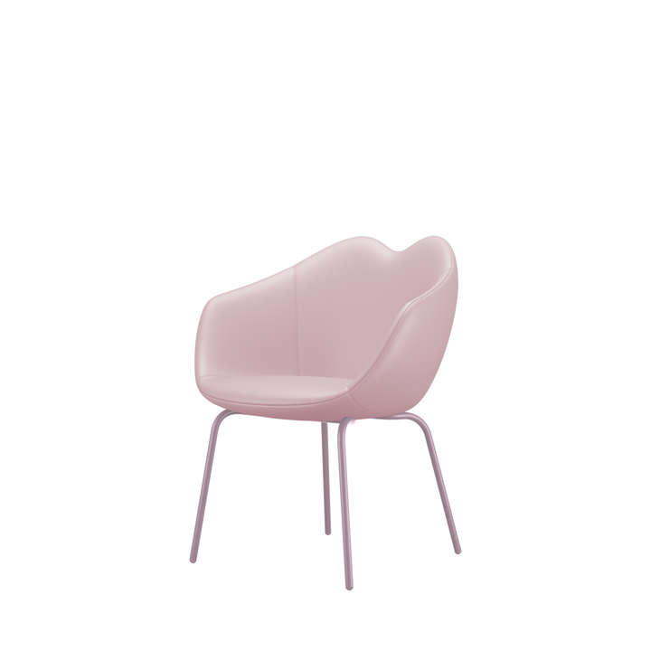 Xoxo Chair Leather Four Legs