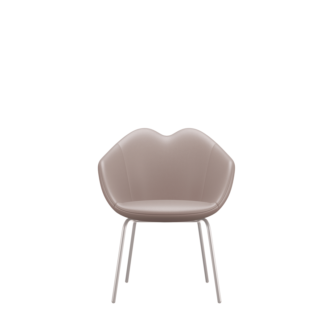 Xoxo Chair Leather Four Legs