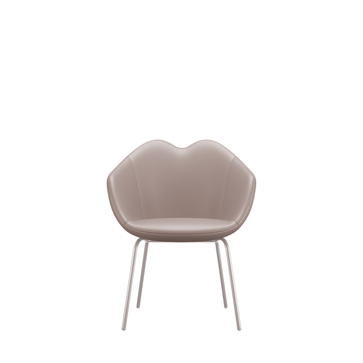 Xoxo Chair Leather Four Legs
