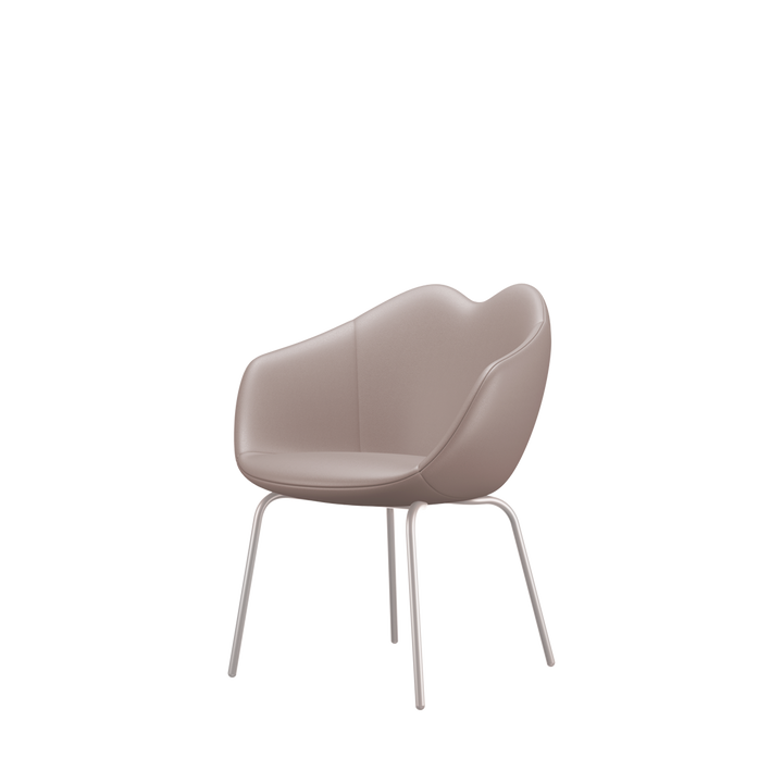 Xoxo Chair Leather Four Legs
