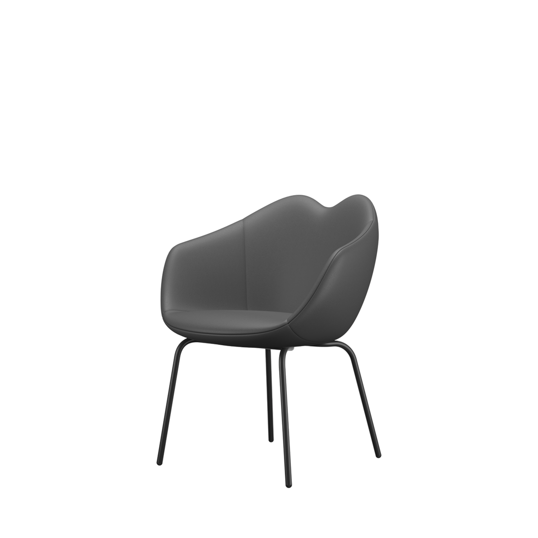 Xoxo Chair Leather Four Legs