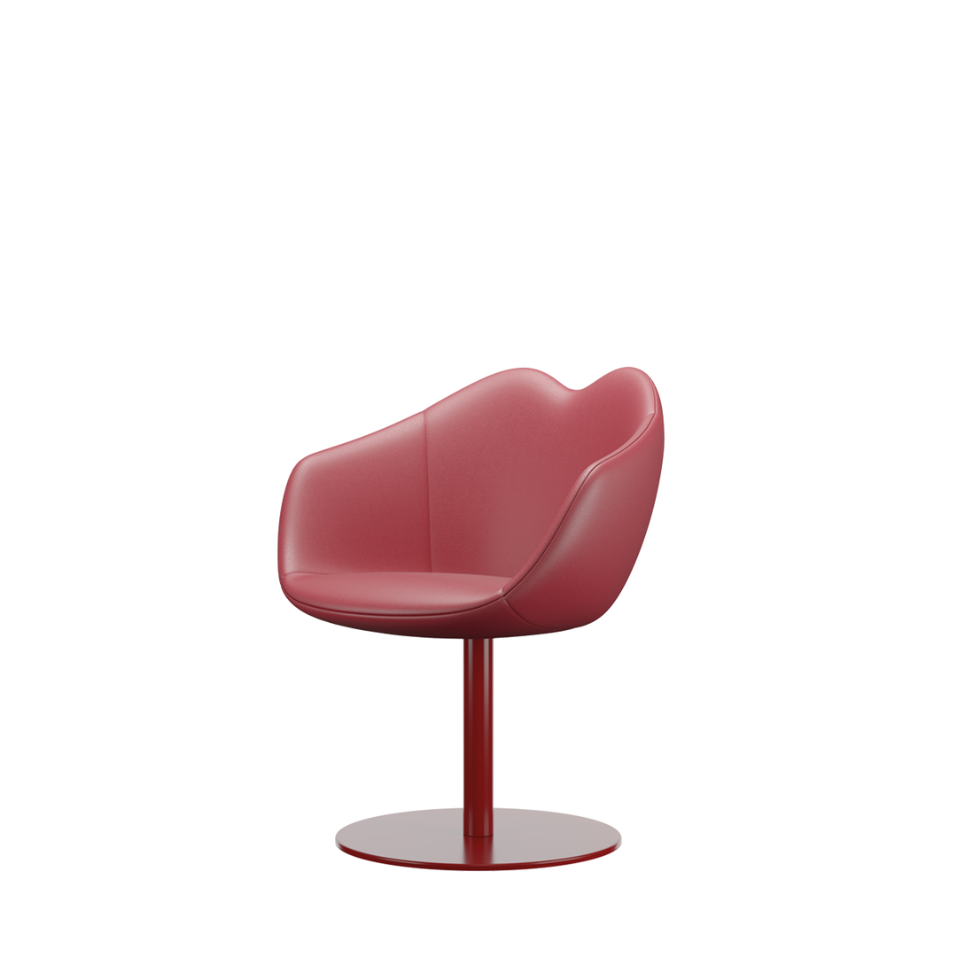 Xoxo Chair Leather Round Base