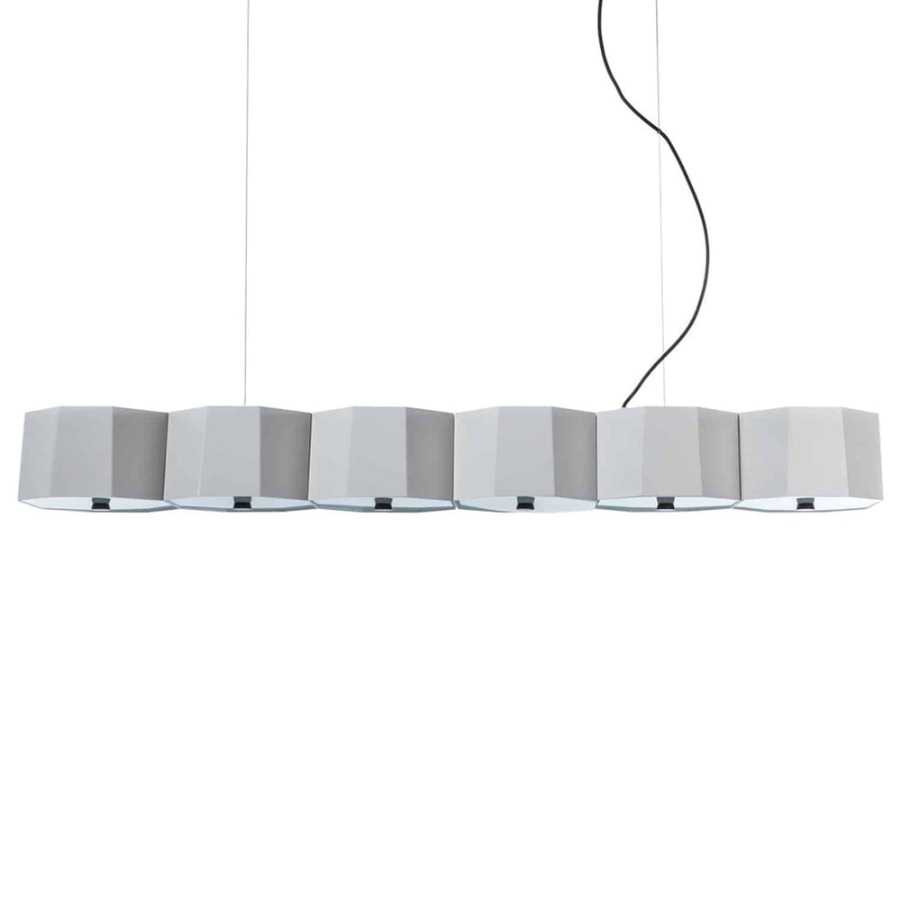 Zhe Pendant 6 by Seed Design in White, studio shot