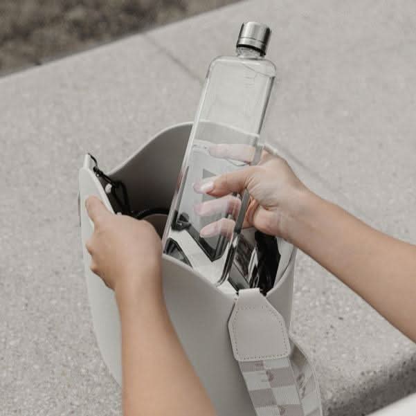 Slim Memobottle Flat Water Bottle by Memobottle - Bayte