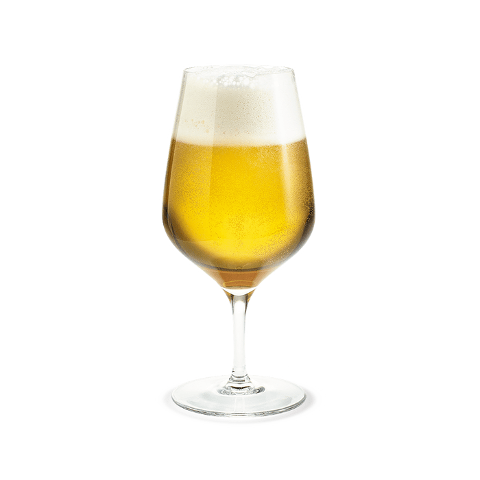 Holmegaard Cabernet Beer Glass, Clear, 21.6 Oz, 6 Pcs.
