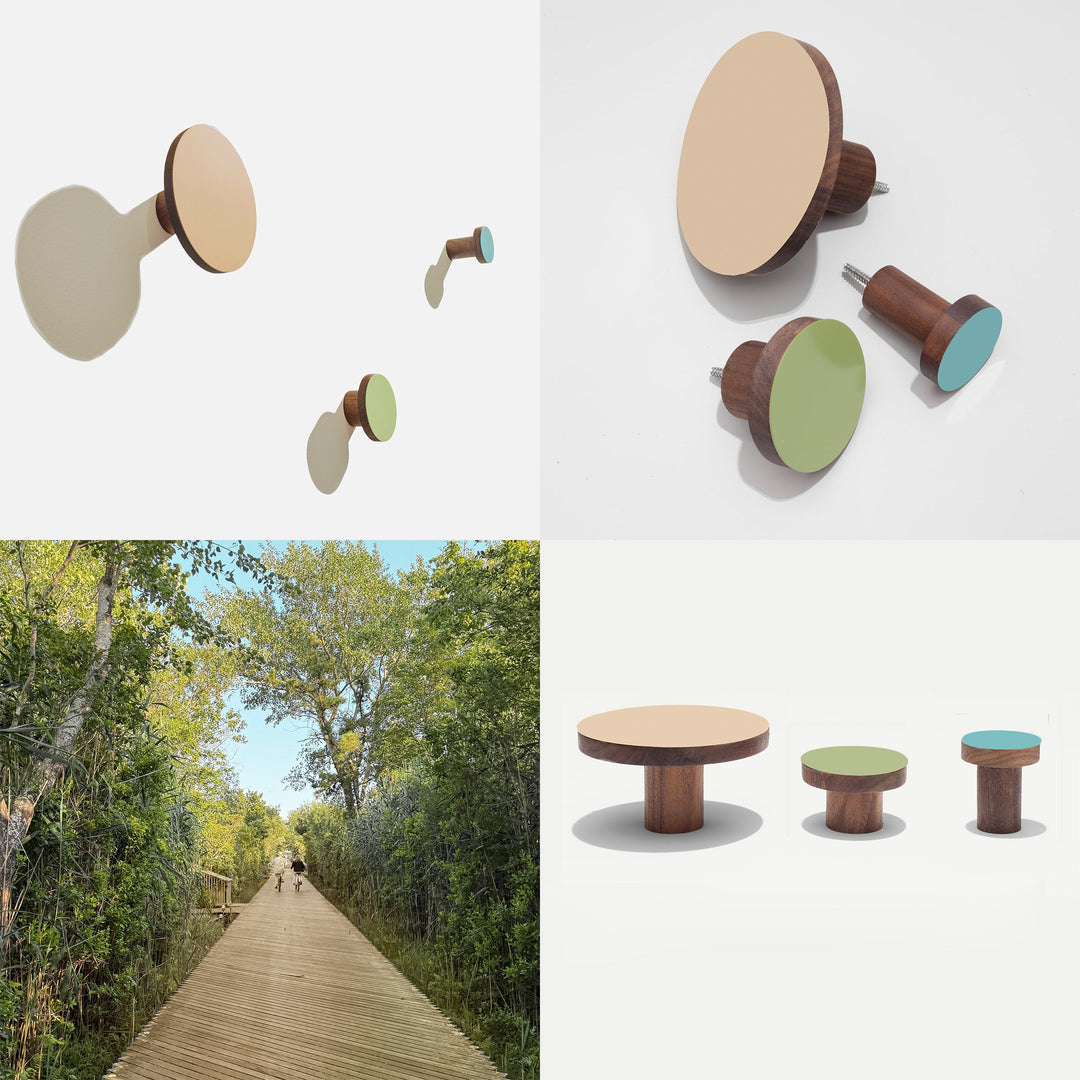 The Wall Hooks - Beige Set