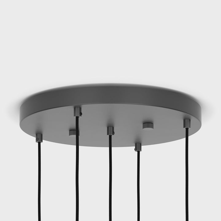 Five Pendant in Graphite + Sphere V