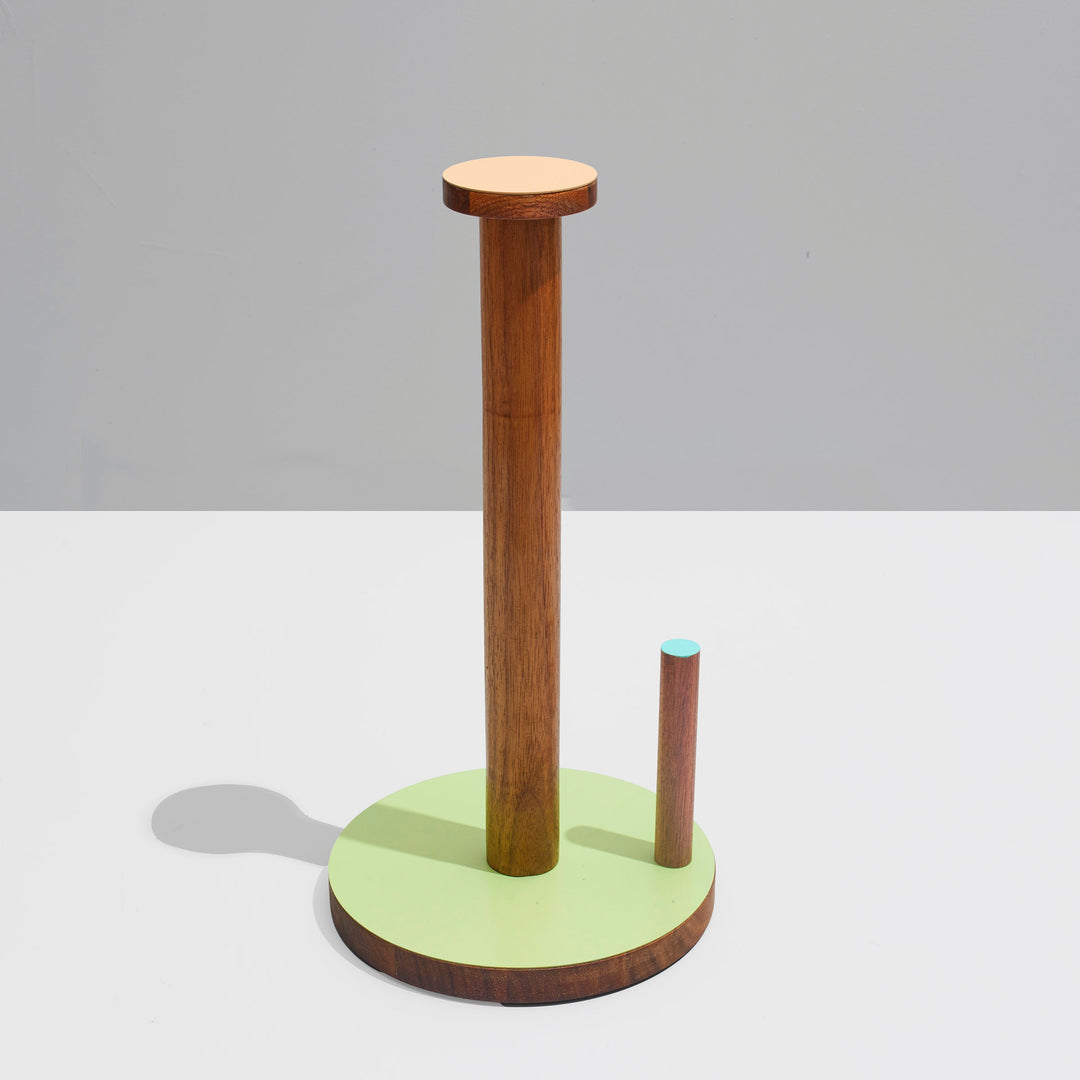 The Paper Towel Keeper - Oak/White