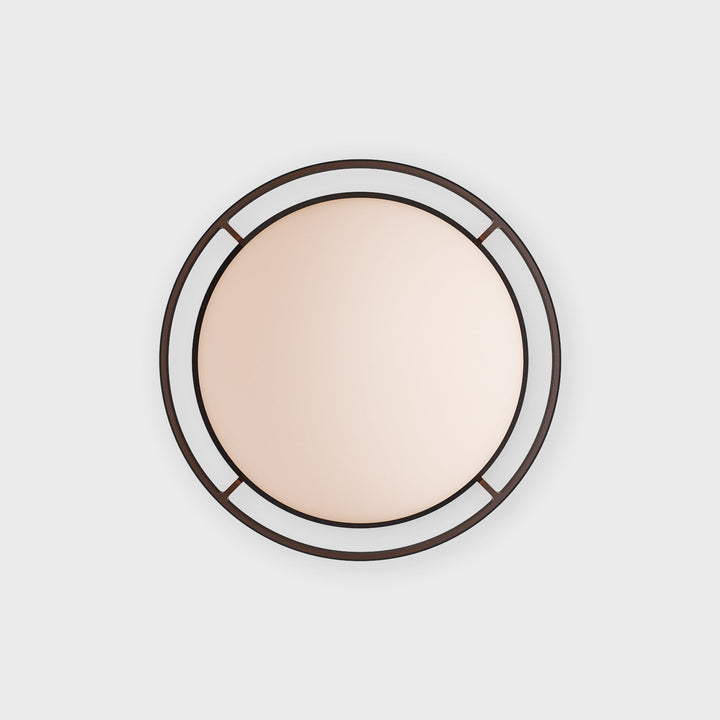 Loop Wall Light in Dark Grey + Sphere IV