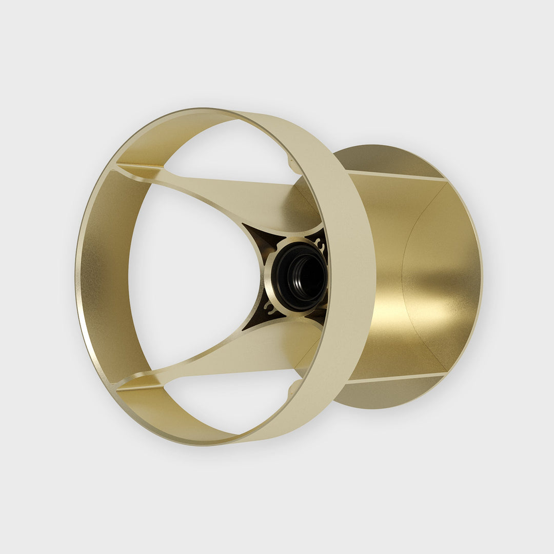 Loop Wall Light in Gold + Sphere IV