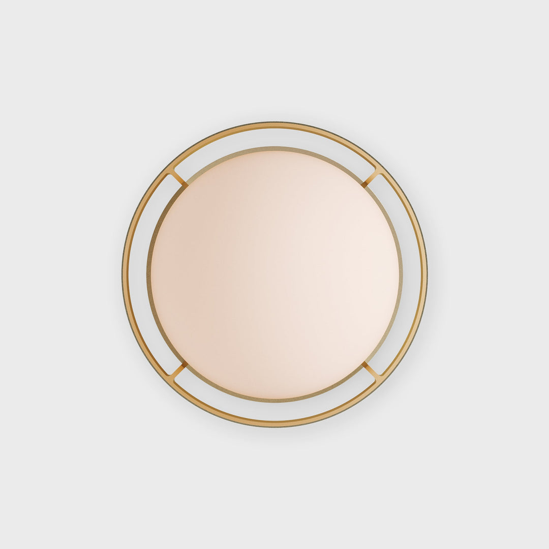 Loop Wall Light in Gold + Sphere IV