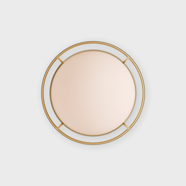Loop Wall Light in Gold + Sphere IV