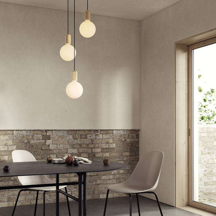 Sphere IV Pendant Light in Oak