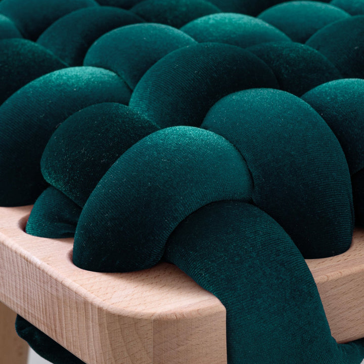 Velvet Woven Bench Petrol