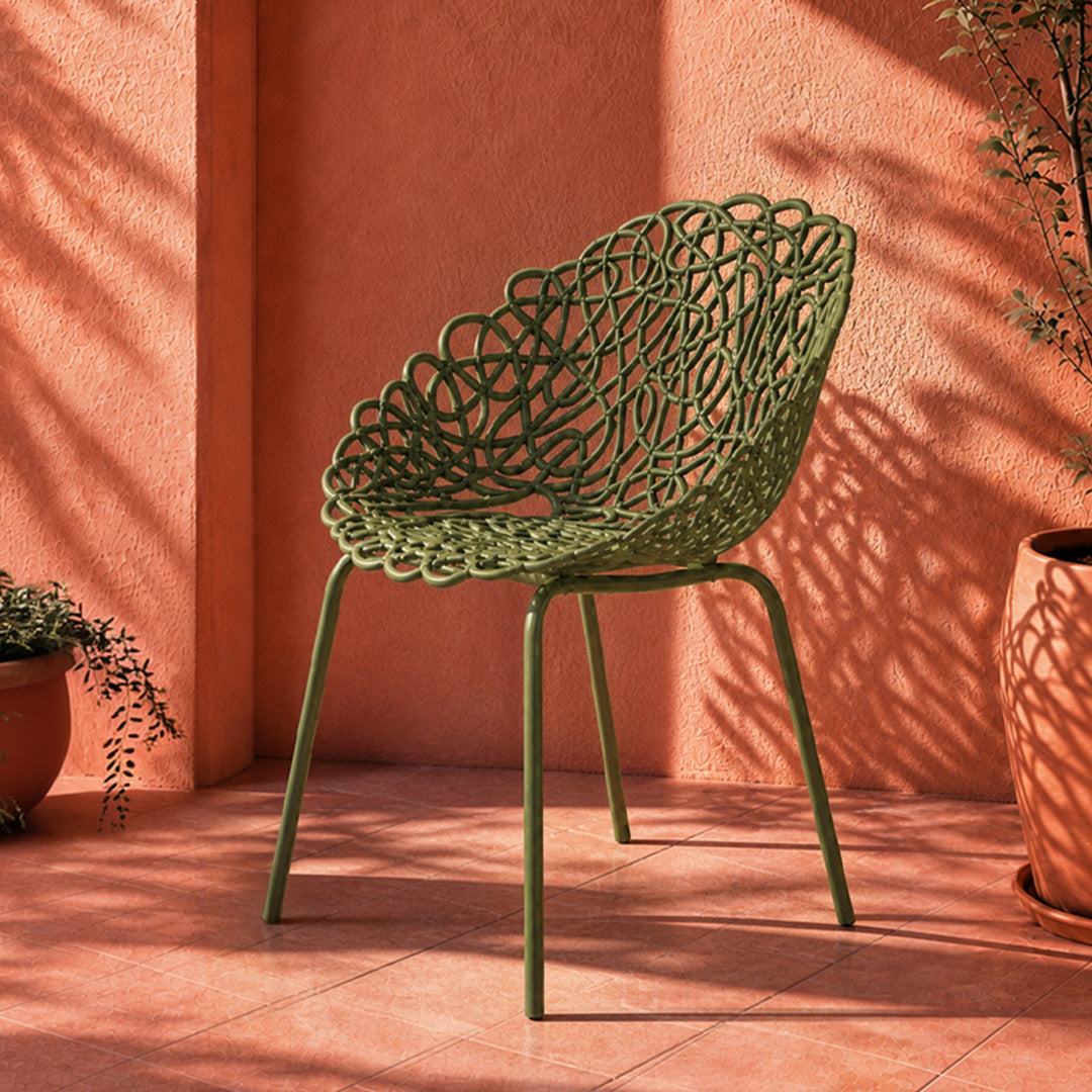 Bacana Chair Indoor/Outdoor set of 2 pcs by Qeeboo