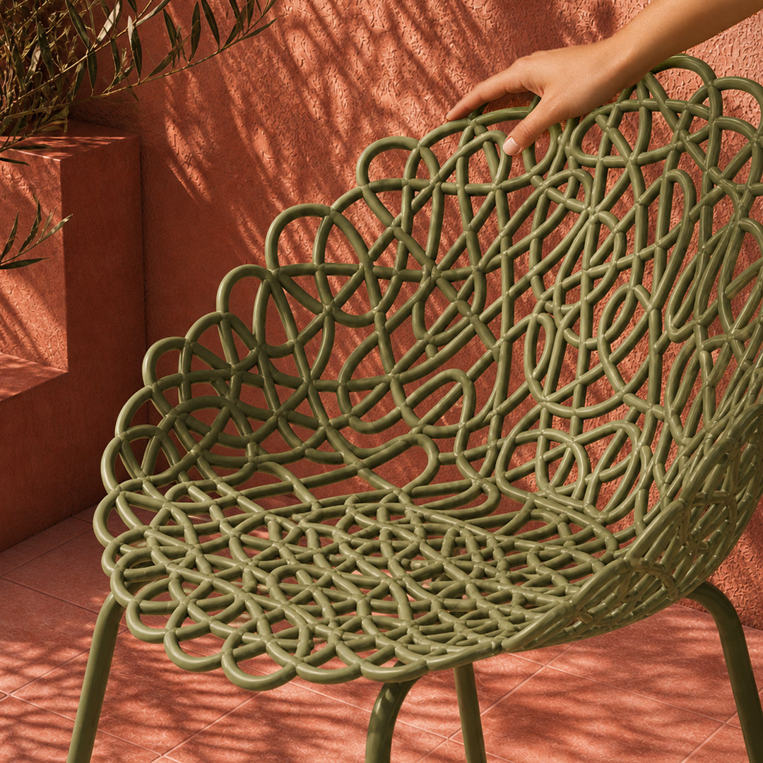Bacana Chair Indoor/Outdoor set of 2 pcs by Qeeboo