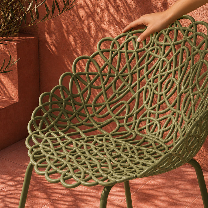 Bacana Chair Indoor/Outdoor set of 2 pcs by Qeeboo