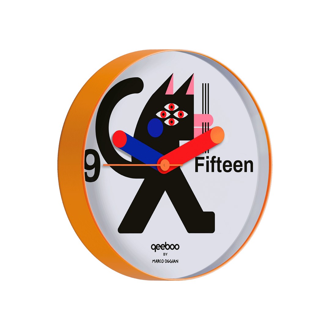 Black Cat Wall Clock