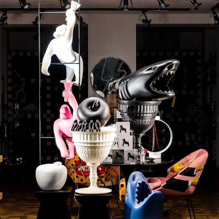 Capitol Planter and Champagne Cooler White design Studio Job