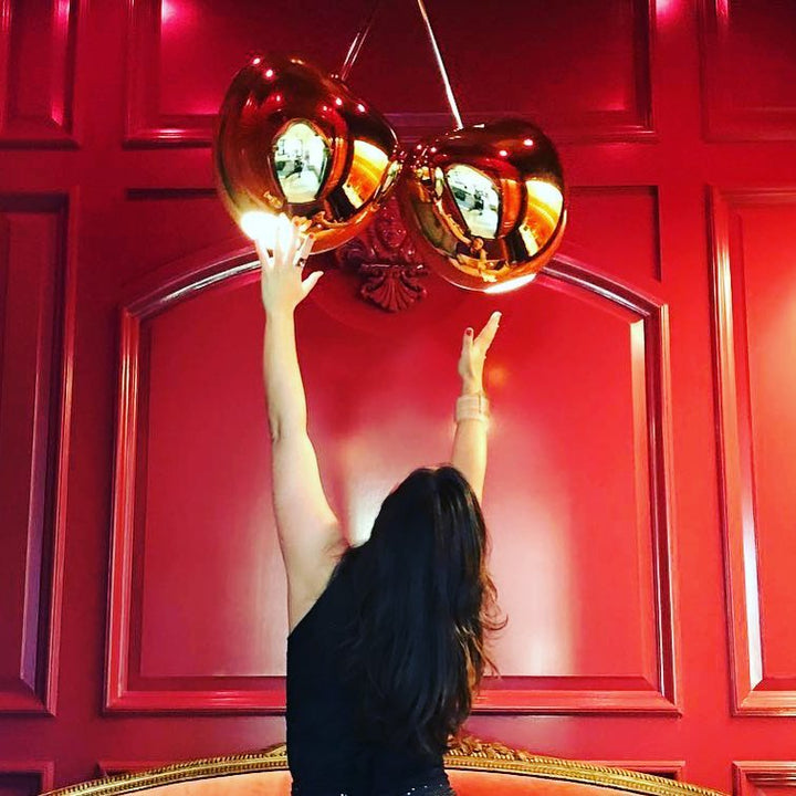 Cherry Lamp Metal Finish