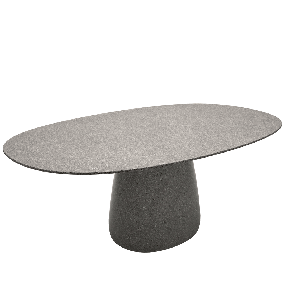 Cobble Table Top 190 Cm Grès Stoneware Ivory