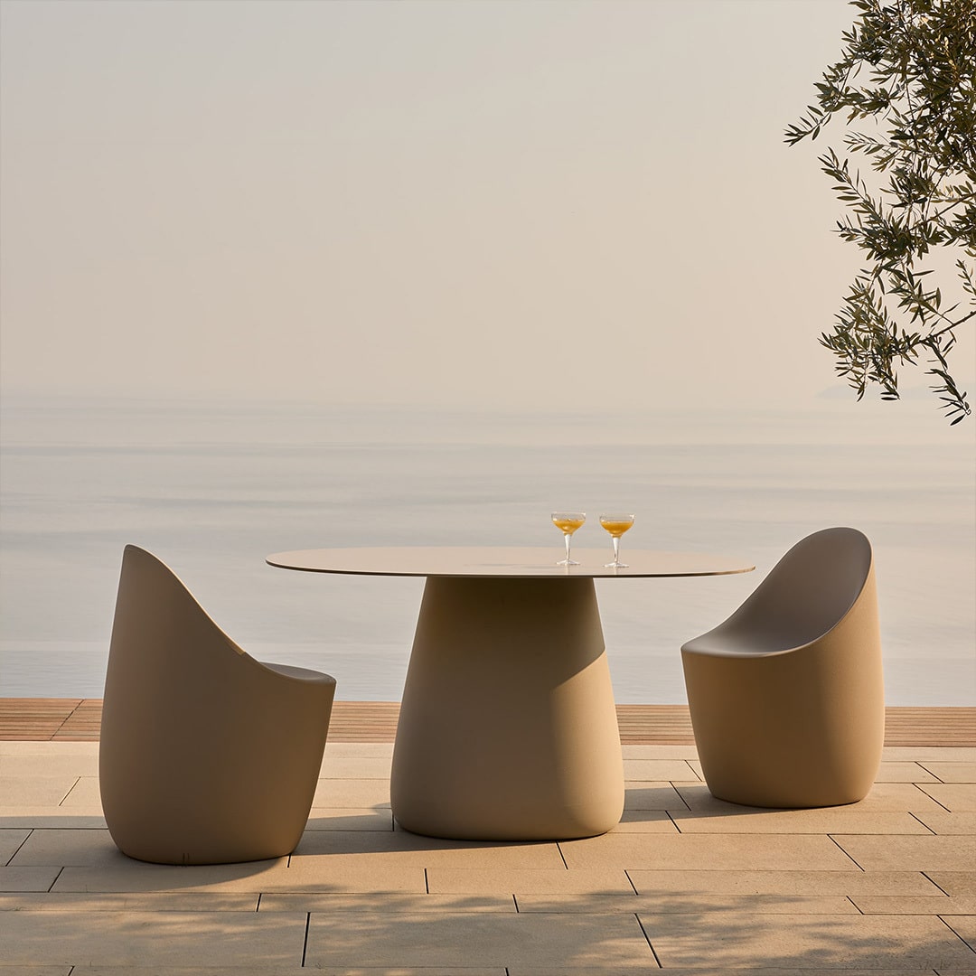 Cobble Table Top 135 Cm HPL by Qeeboo