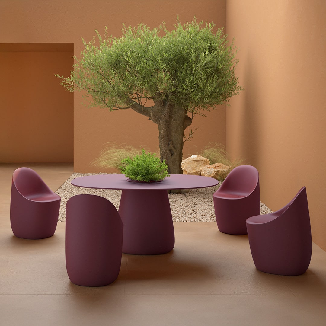 Cobble Table Top 160 Cm HPL by Qeeboo