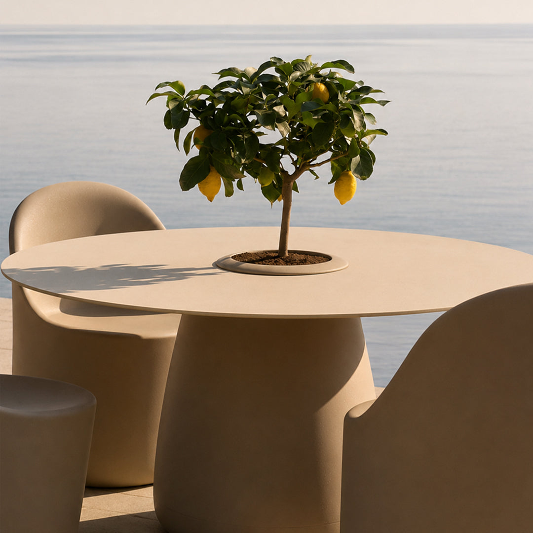 Cobble Table 160 Cm Stonew Bucket by Qeeboo