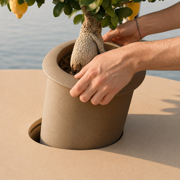 Cobble Table 160 Cm Stonew Bucket by Qeeboo