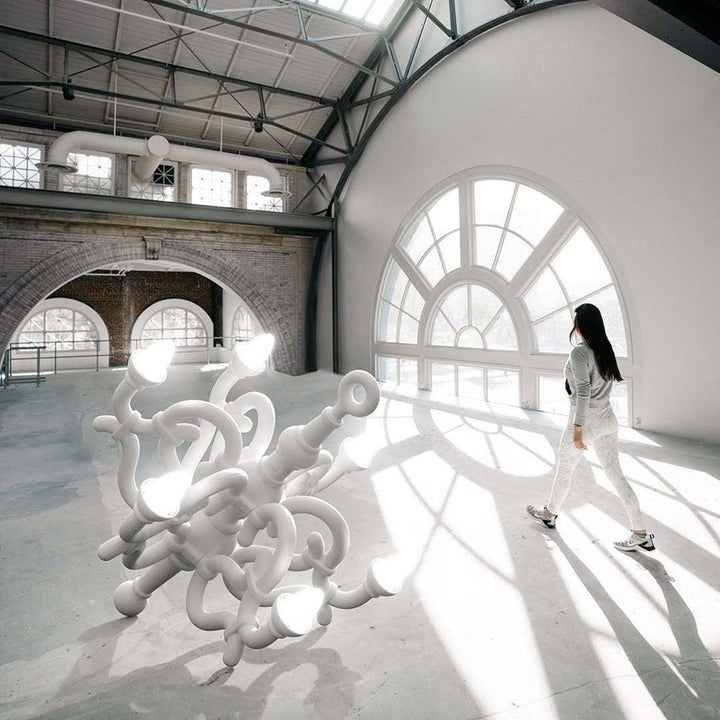 Fallen Chandelier M Powder Pink design Studio Job