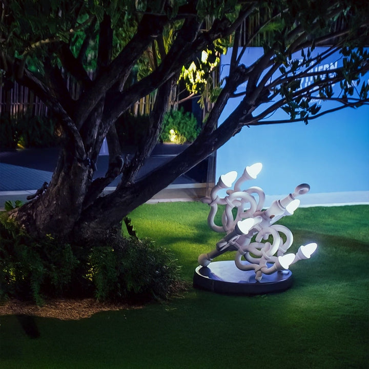 Fallen Chandelier M Powder Pink design Studio Job