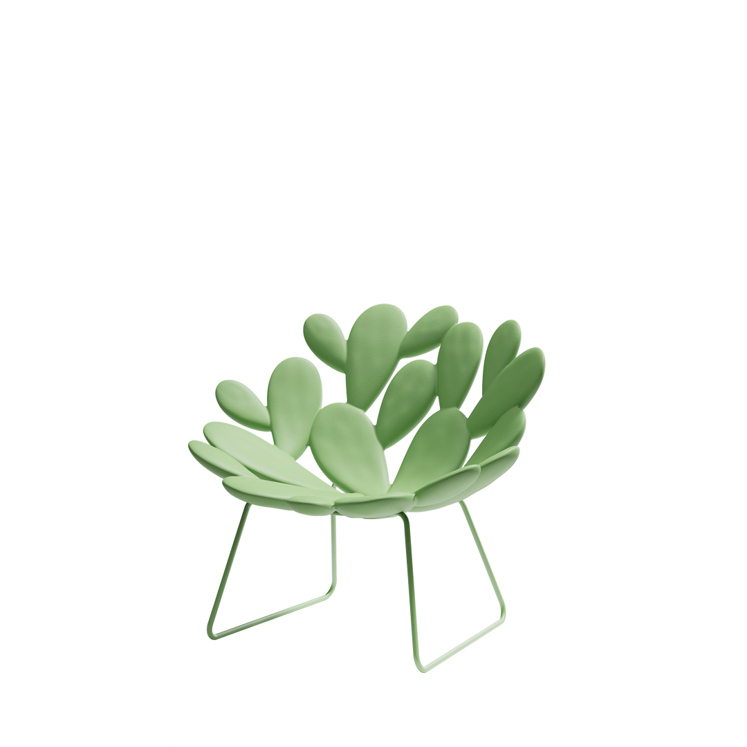 Filicudi Armchair with Sledge Base