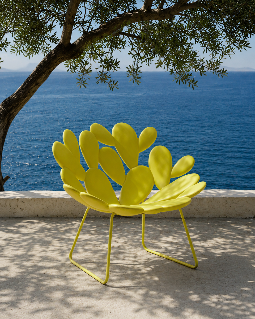 Filicudi Armchair with Sledge Base by Qeeboo
