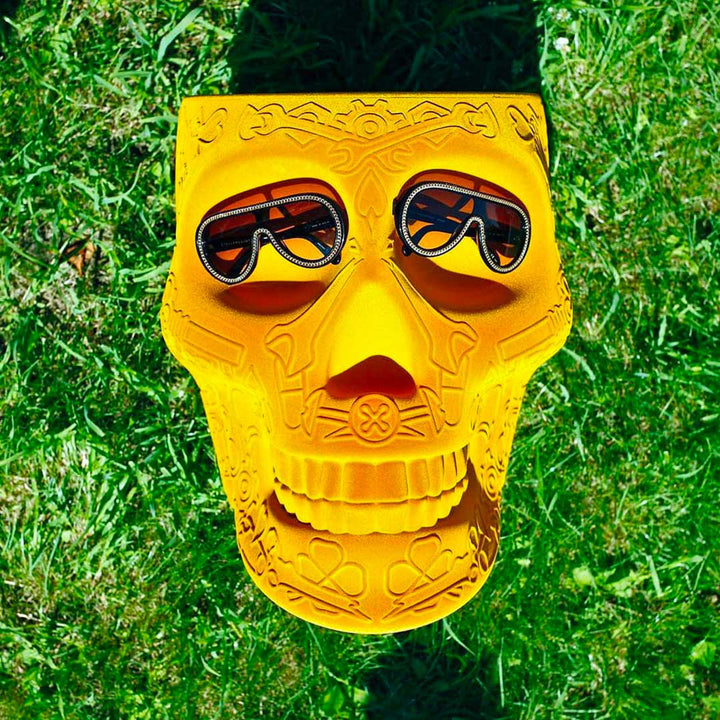 Mexico Stool and Sidetable Velvet Finish